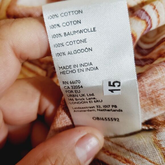 FREE PEOPLE Kendra Printed Tube Top Size Medium NWOT - Picture 11 of 11